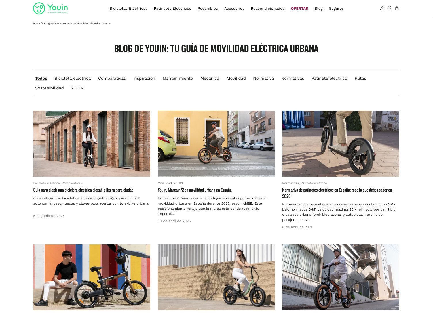 YOUIN blog — live index with AI-upgraded articles in three languages